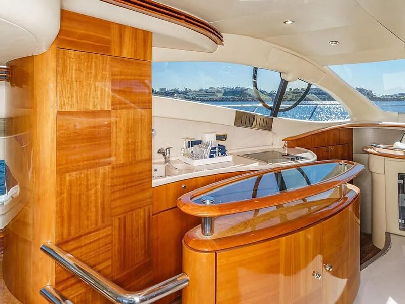 TruLou yacht - Galley Kitchen Interior