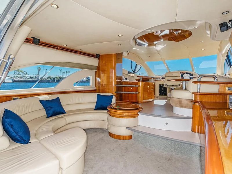 TruLou yacht - Salon Interior Lounge View